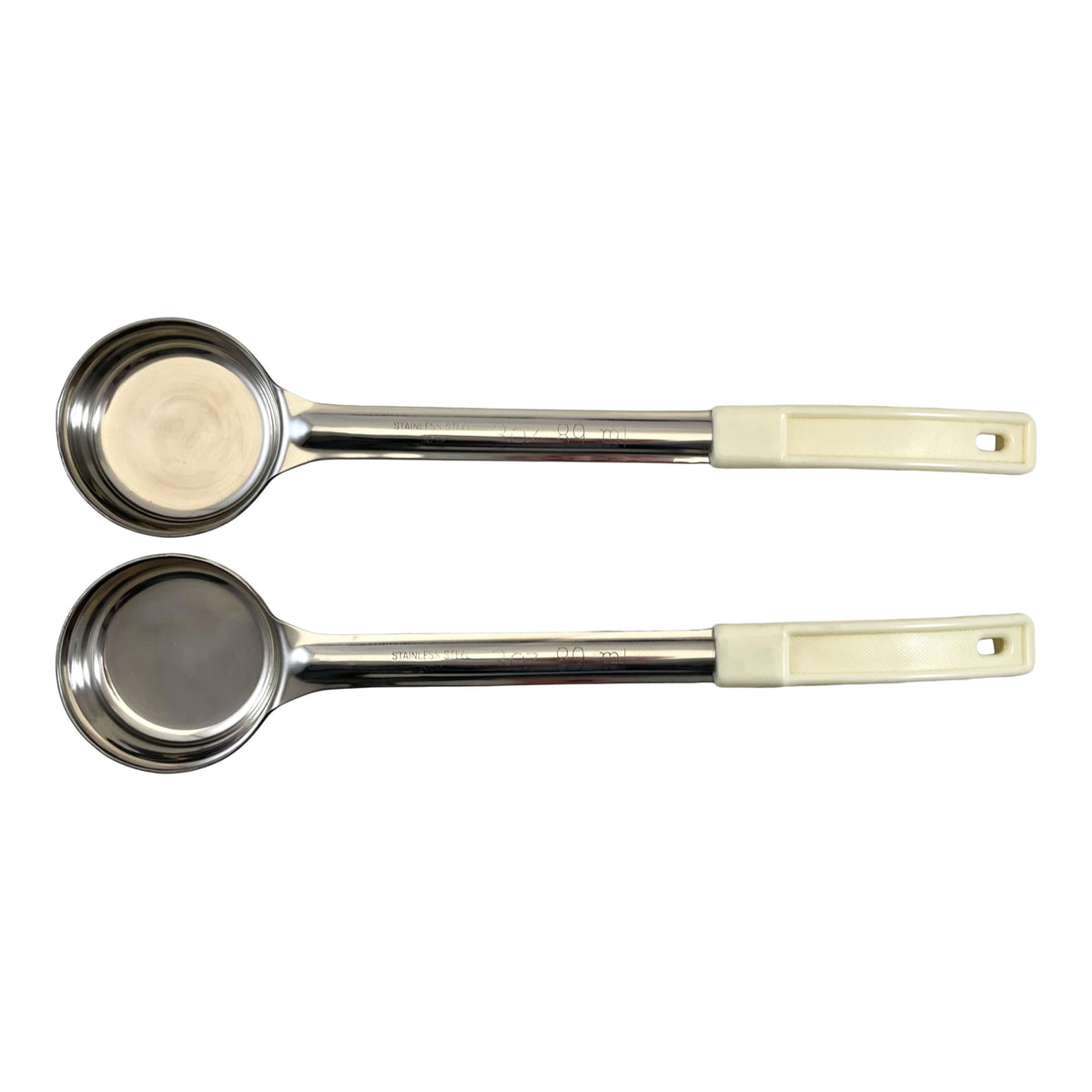 2 oz Solid Stainless Steel Portion Control Ladle Spoodle - [Pack of 2]