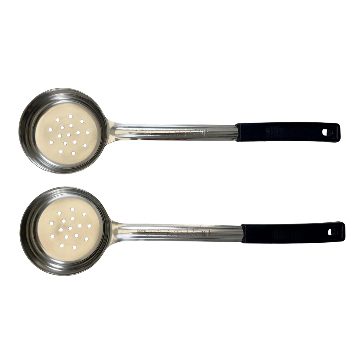2 oz Solid Stainless Steel Portion Control Ladle Spoodle - [Pack of 2]