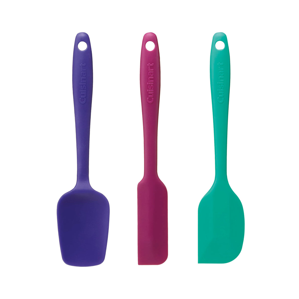 Cuisinart High Heat Resistant Silicone Spatulas, Set of 5, Multicolor, CTG-00-5SP
