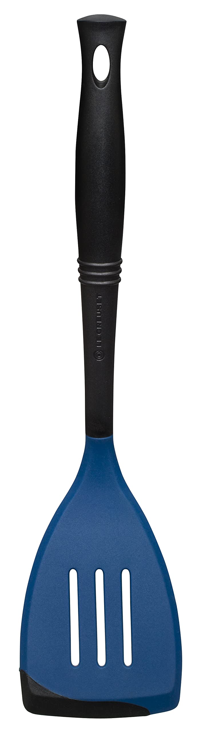 Le Creuset Revolution Bi-Material Slotted Spatula, 13.5" x 2.5", Cerise