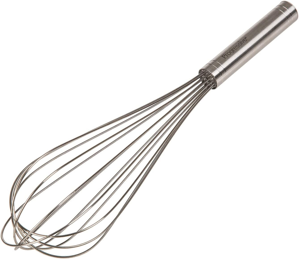 PrepWorks by Progressive 8-Inch Balloon Whisk – Handheld Steel Wire Whisk for Blending, Whisking, Beating & Stirring, BPA-Free, Dishwasher Safe