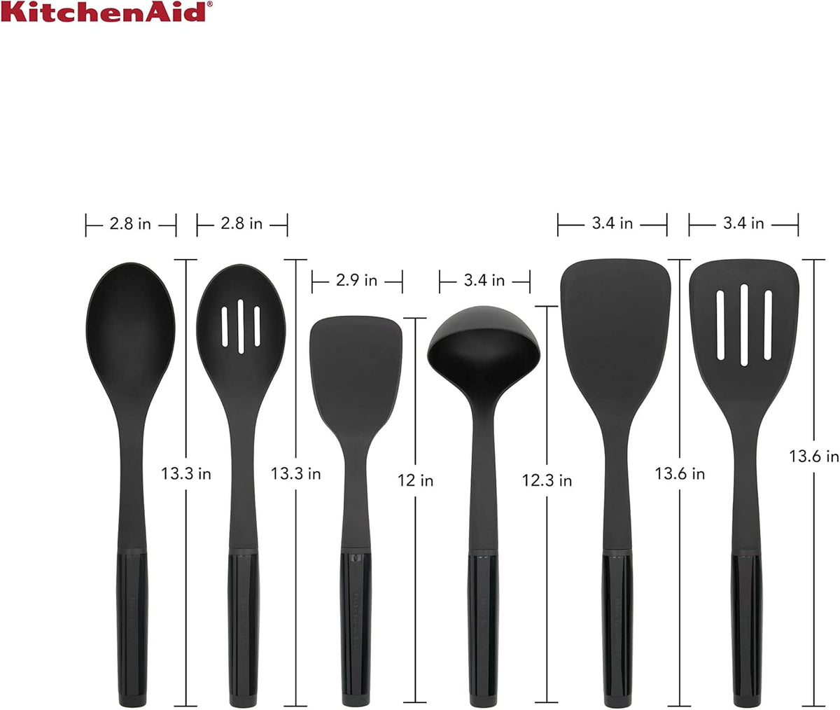 KitchenAid Universal Tool Set, 6 Piece, Black