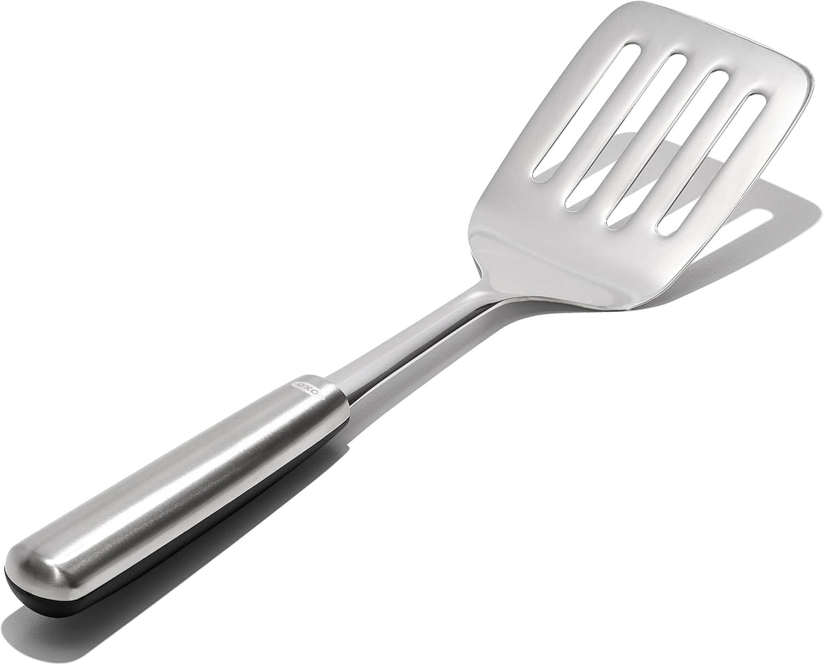 OXO Steel Cooking Turner, Stainless Steel Head