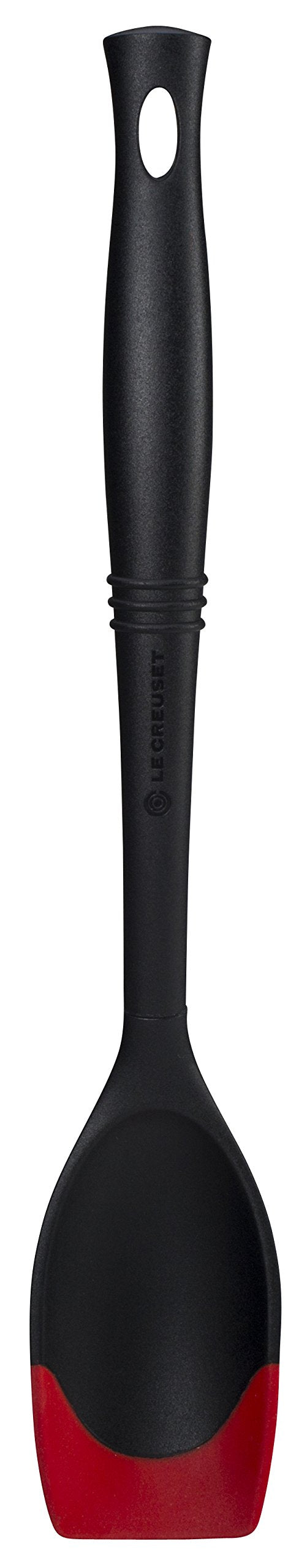 Le Creuset Revolution Bi-Material Slotted Spatula, 13.5" x 2.5", Cerise