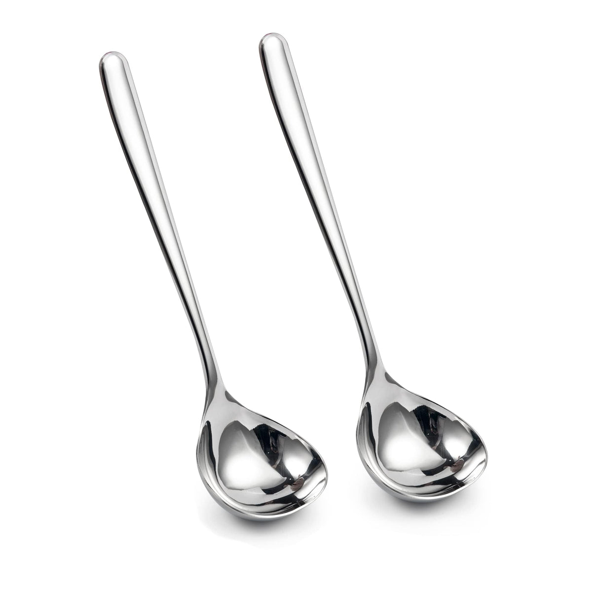 IMEEA 8-Inch Gravy Ladle SUS304 Stainless Steel Serving Ladle, Set of 4