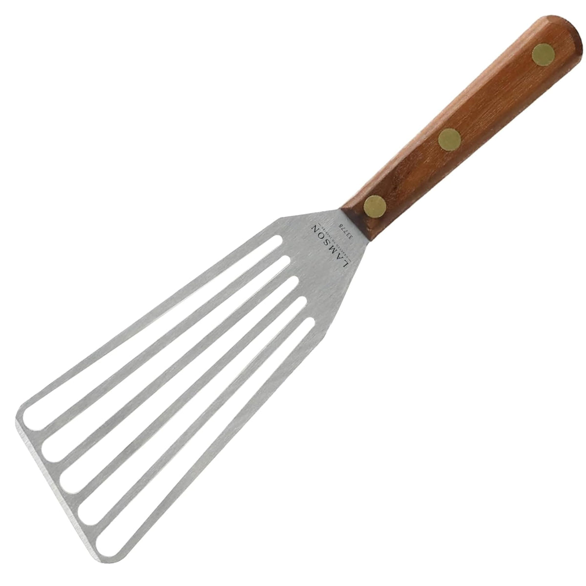 Lamson Metal Spatula, Solid Rectangular Turner, 3 x 5 In, Made in USA