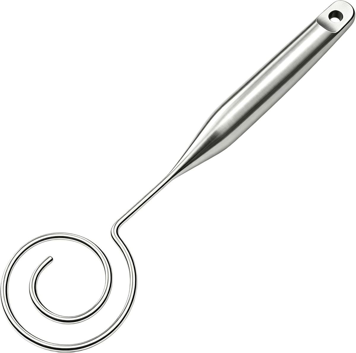 TEEVEA Danish Dough Whisk Seamless Stainless Steel for Sourdough Bread