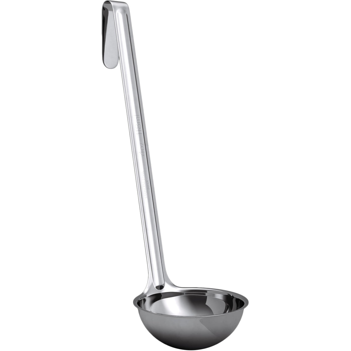 Super Sturdy, Ergonomic 4 Oz. Soup Ladle 3 Pk. Stainless Steel Ladles with Long Handles. Best Kitchen Accessories for Stirring, Portioning and Serving Soups, Chili and Stew in Restaurants and at Home