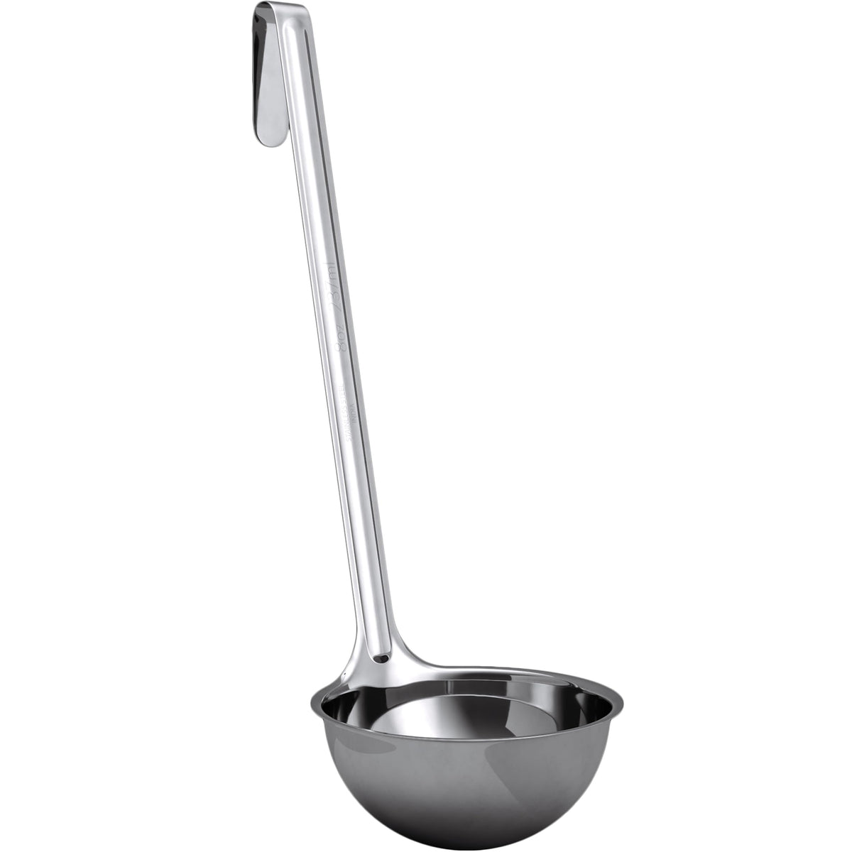 Super Sturdy, Ergonomic 4 Oz. Soup Ladle 3 Pk. Stainless Steel Ladles with Long Handles. Best Kitchen Accessories for Stirring, Portioning and Serving Soups, Chili and Stew in Restaurants and at Home