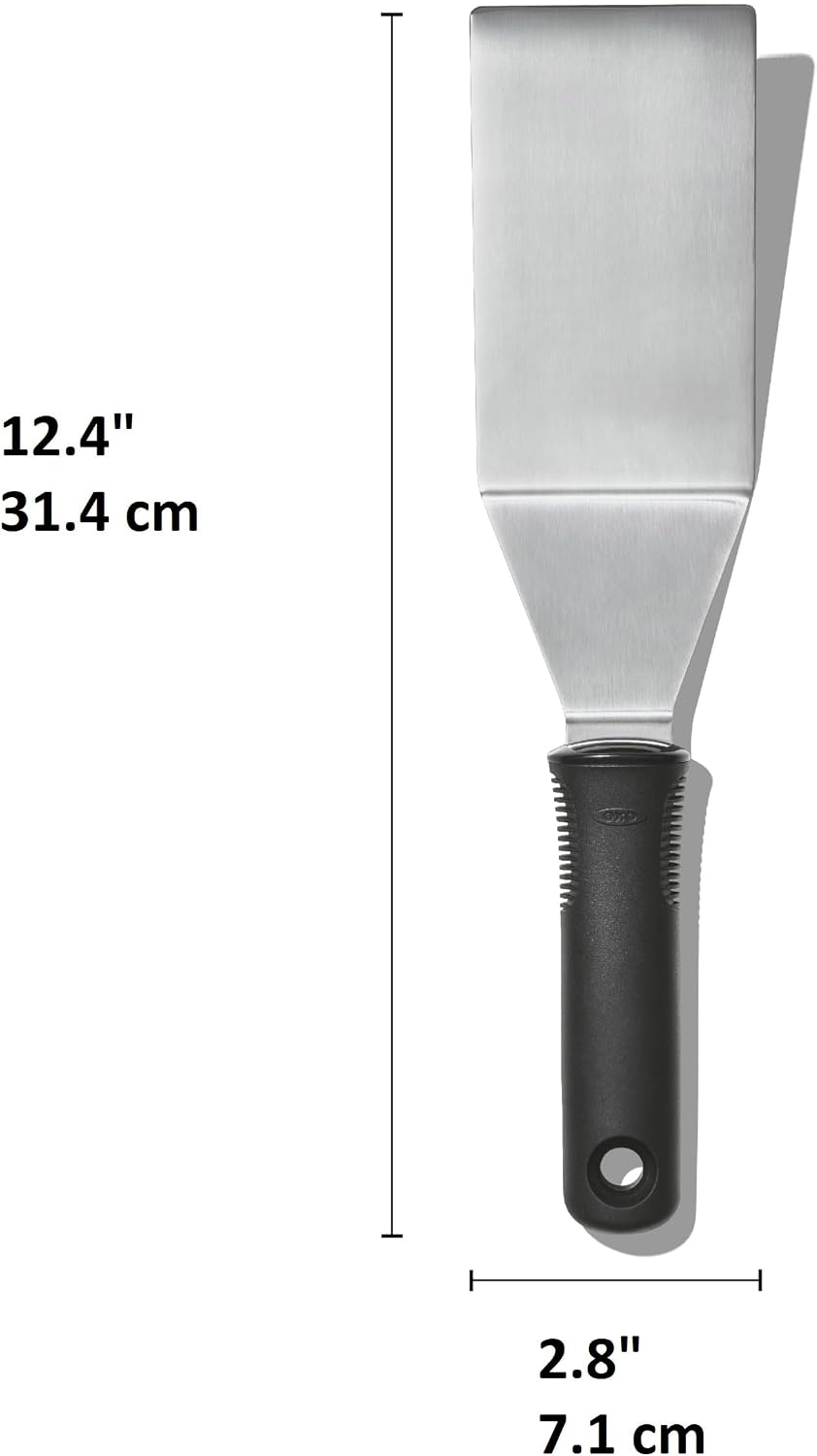 OXO Good Grips Restaurant Turner, Stainless Steel Metal Spatula