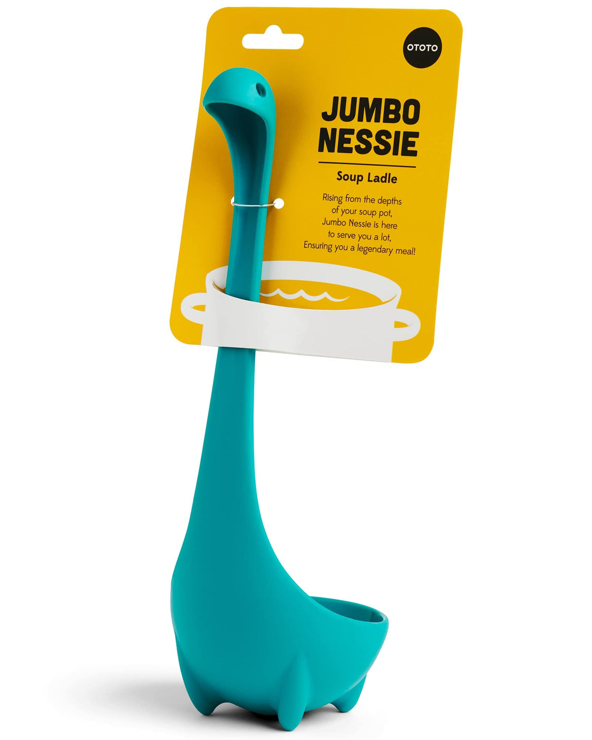 OTOTO The Original Nessie Ladle - Soup Ladle, Cute Gifts, Funny Kitchen Gadgets, Loch Ness design, Cooking Gifts for Mom - Cute and Practical Kitchen Utensils - Unique Gifts for Women