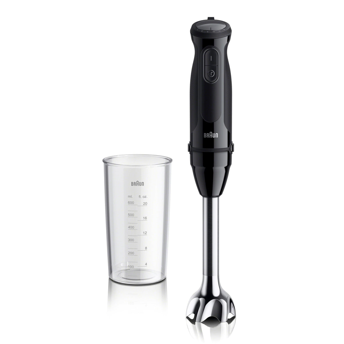 Braun MultiQuick 5 Hand Blender, w/Beaker and Whisk, 350W, Dual Speed