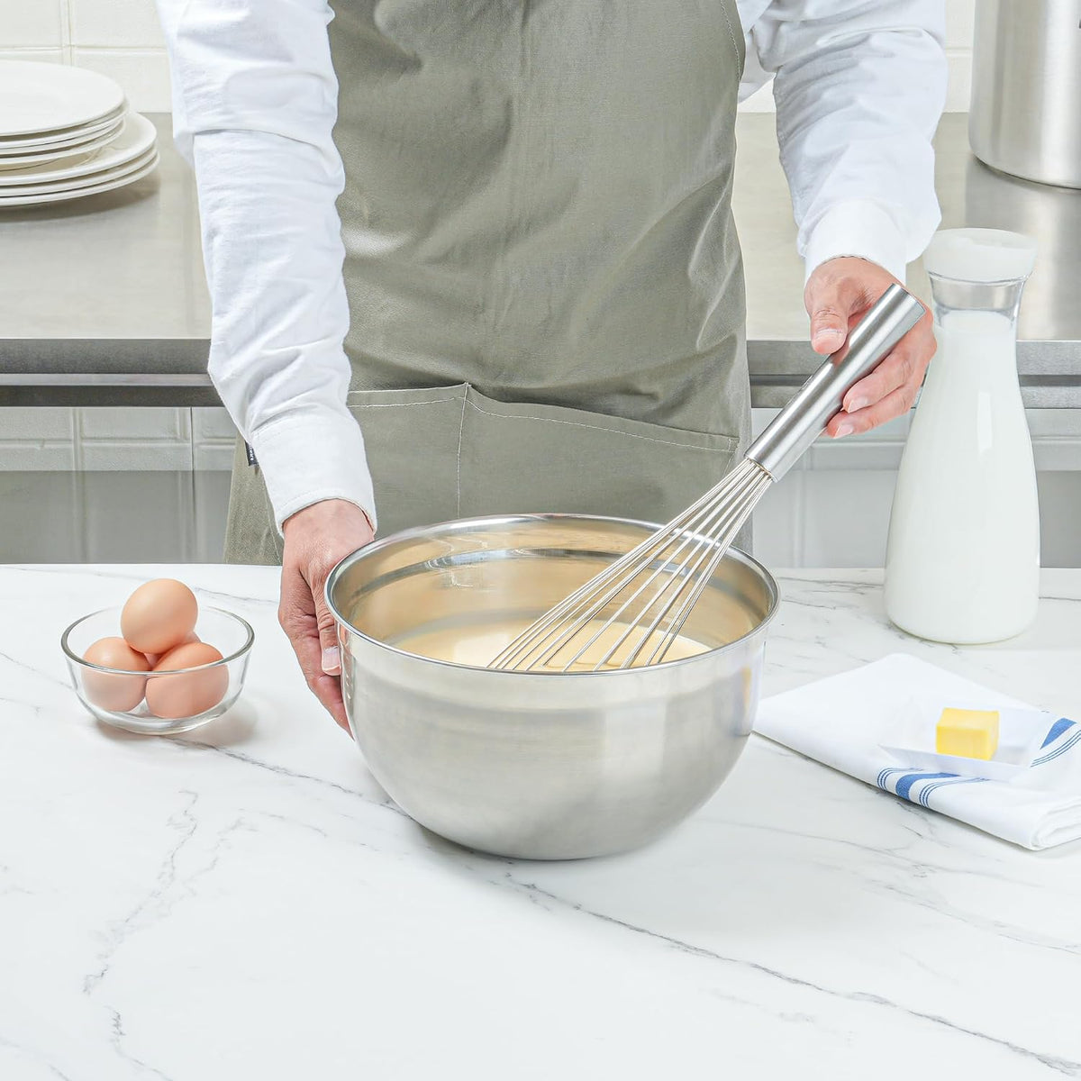 Restaurantware Stainless Steel French Whisk