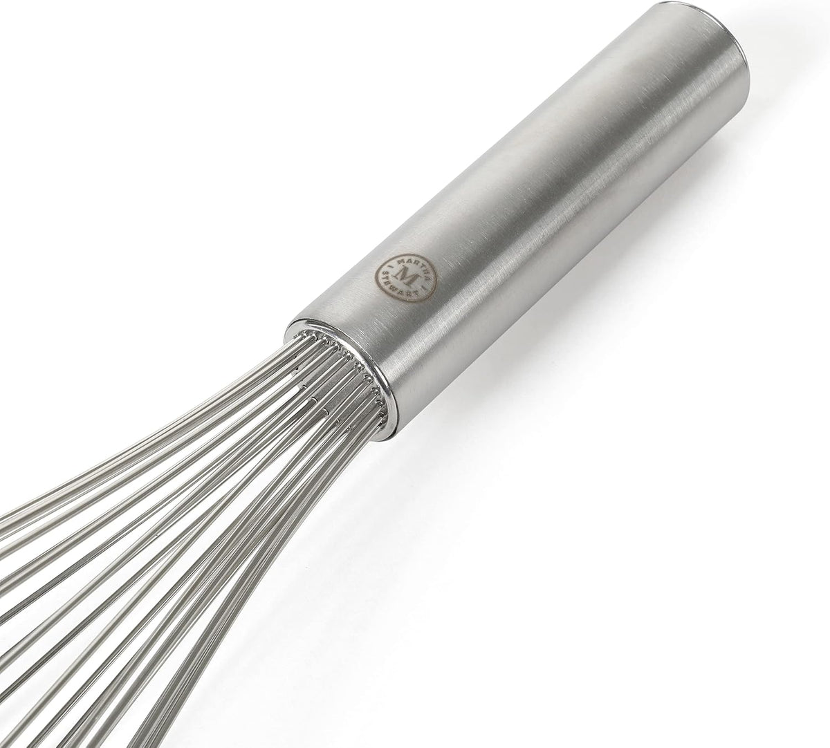 Martha Stewart Richburn 12-Inch Stainless Steel Balloon Whisk – Satin Finish, Durable Kitchen Whisk for Mixing and Whipping