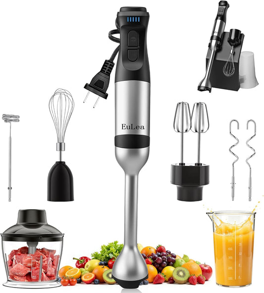 8-in-1 Immersion Blender 1200W 5-Speed Kit