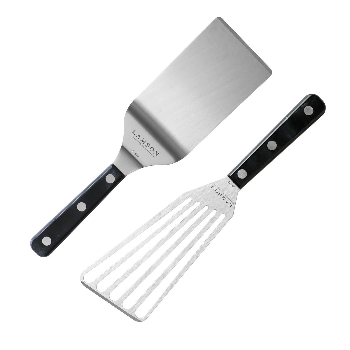 Lamson Metal Spatula, Solid Rectangular Turner, 3 x 5 In, Made in USA