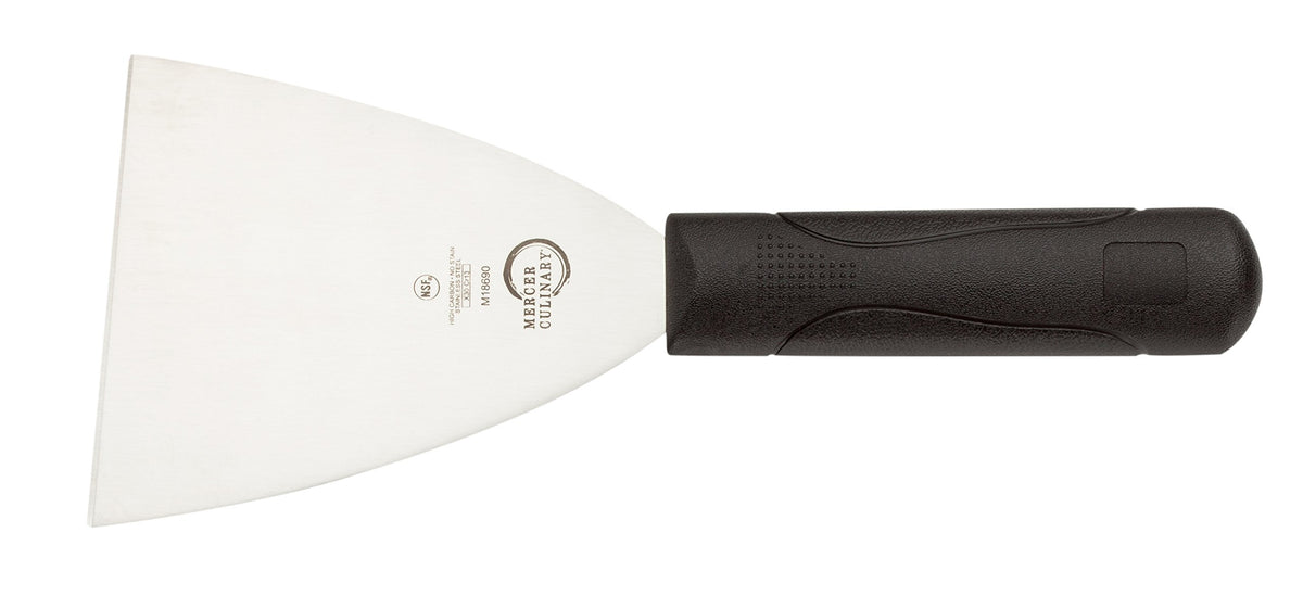 Mercer Culinary Millennia Turner, 4 Inch by 2-1/2 Inch Blade, Black Handle
