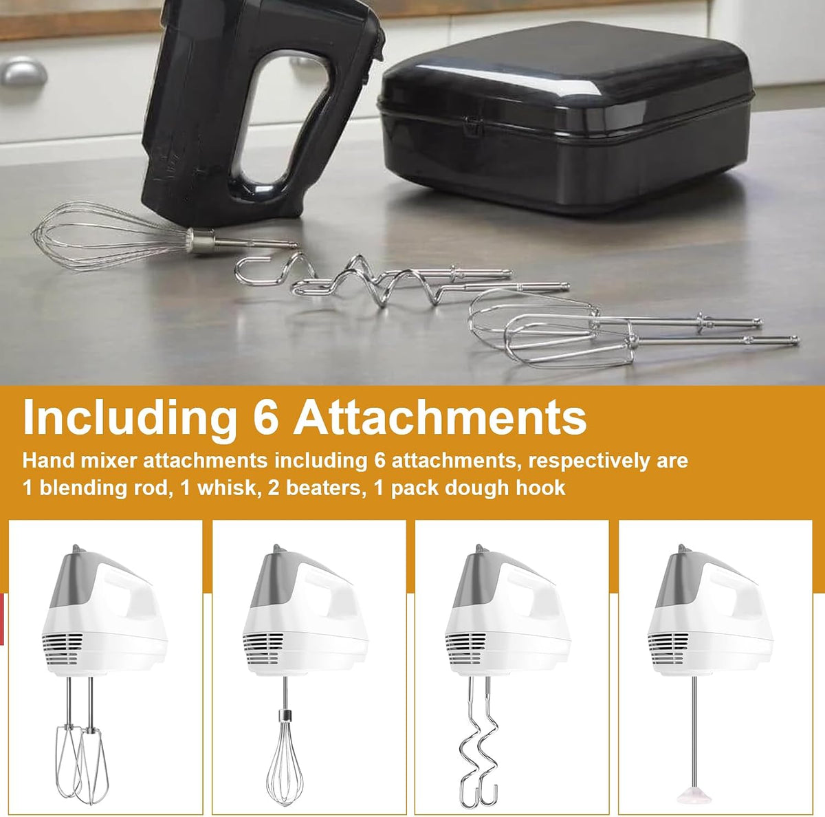 Mixer Accessories Beaters Whisk Fit for Black and Decker Hand Held Mixers
