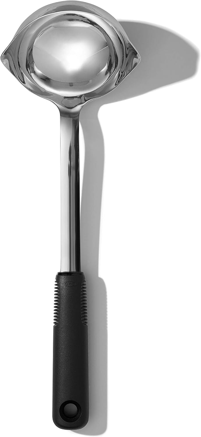 OXO Good Grips Stainless Steel Soup Ladle with Pour Spout