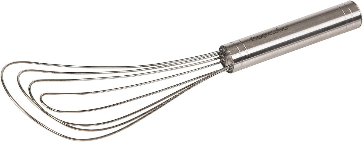 PrepWorks by Progressive 8-Inch Balloon Whisk – Handheld Steel Wire Whisk for Blending, Whisking, Beating & Stirring, BPA-Free, Dishwasher Safe