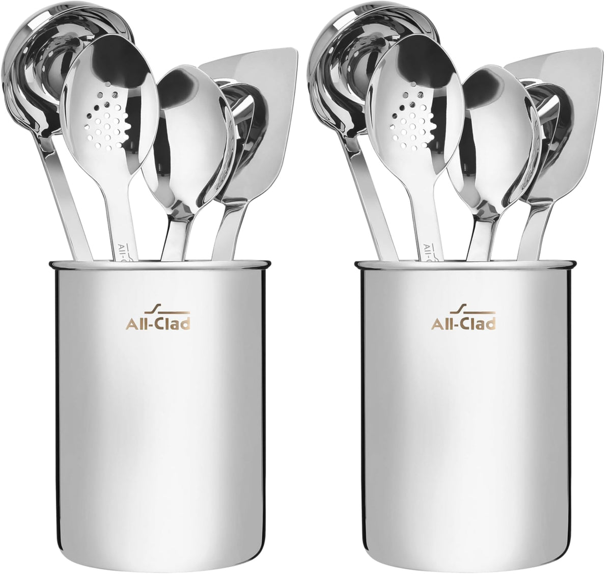 All-Clad 5-Piece Stainless Steel Kitchen Utensil Set