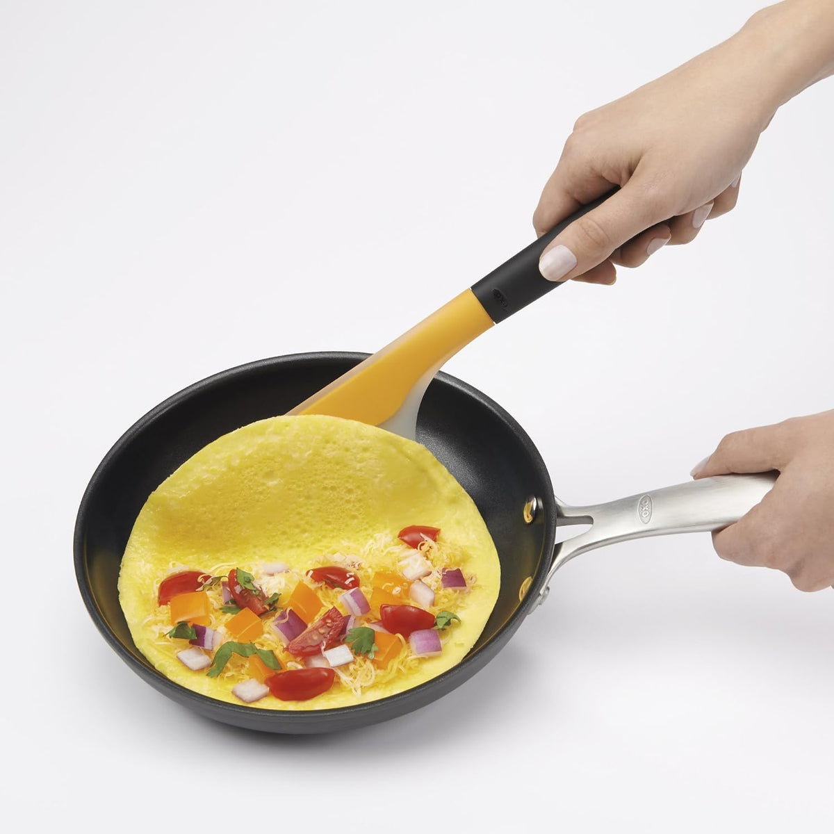 OXO Good Grips Small Flip and Fold Silicone Omelet Turner