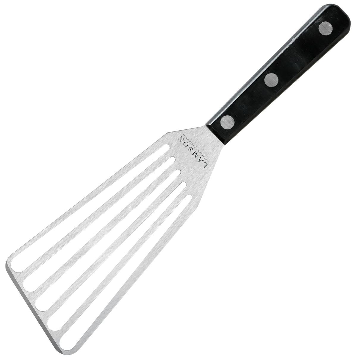 Lamson Metal Spatula, Solid Rectangular Turner, 3 x 5 In, Made in USA