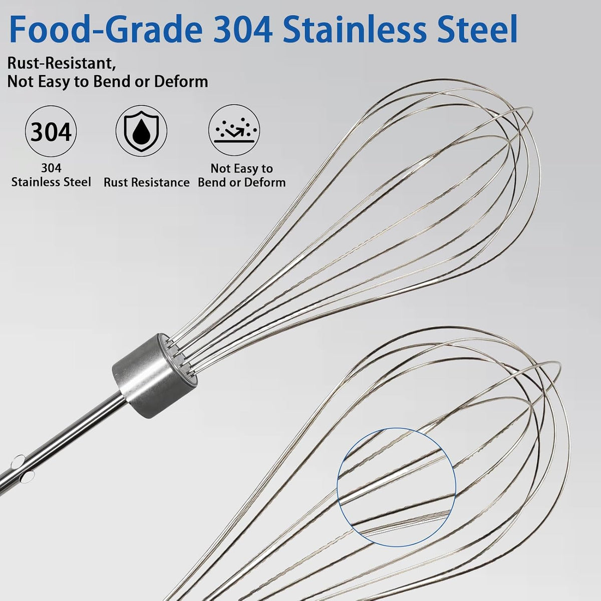 Hand Mixer Whisk for KitchenAid 2 Pack