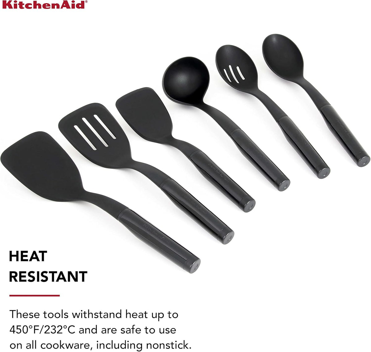KitchenAid Universal Tool Set, 6 Piece, Black