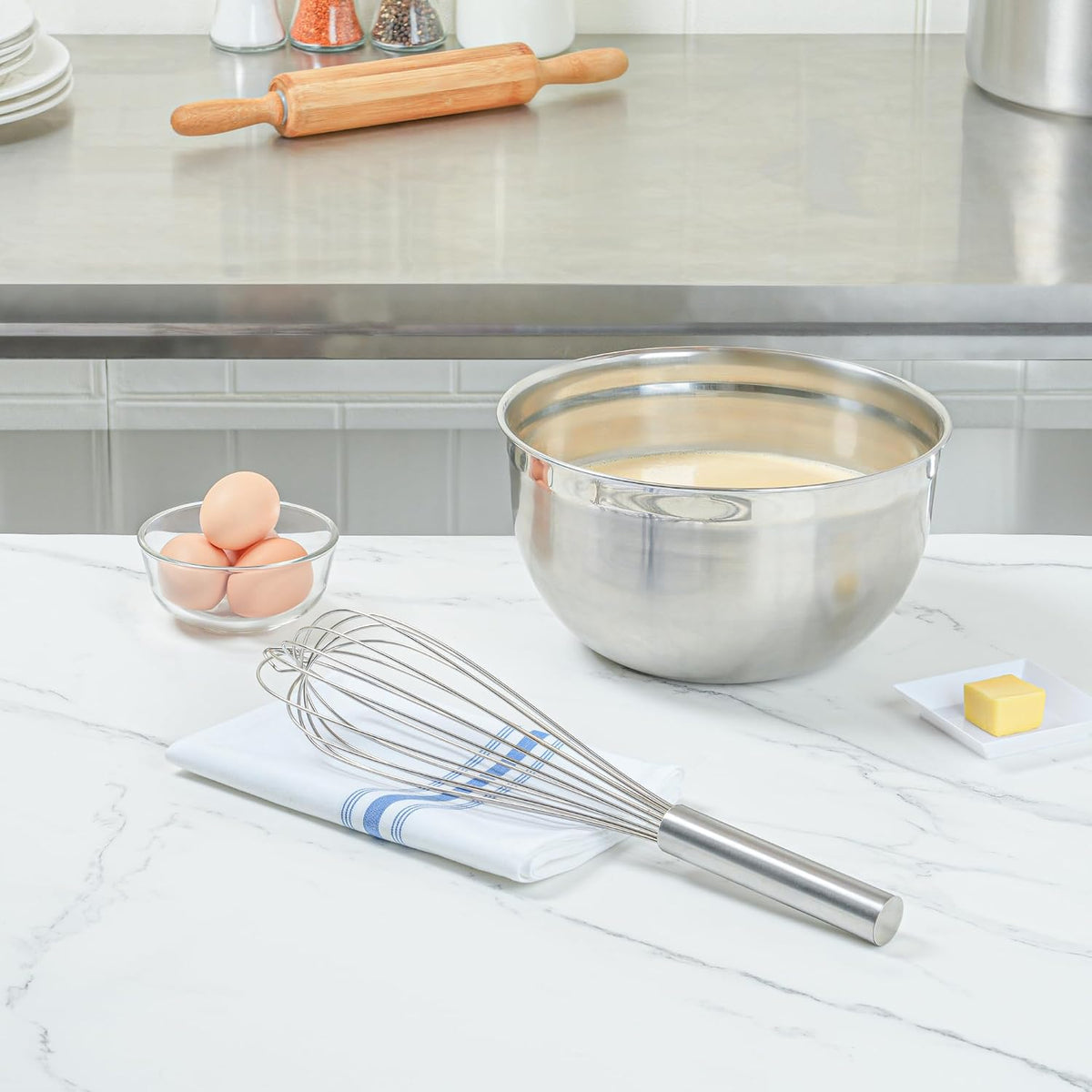 Restaurantware Stainless Steel French Whisk