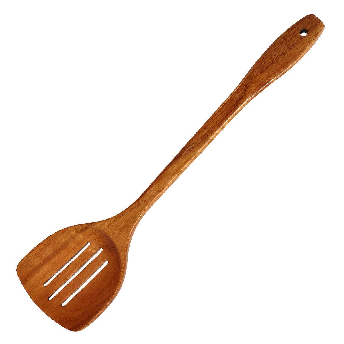 FJNATINH Wooden Ladle with Long Handle, Handmade Soup Ladle for Cooking Kitchen Cookware