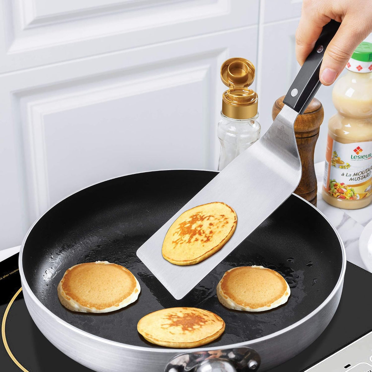 Fox Run Medium Turner/Spatula, Stainless Steel, 12-Inch, Metallic