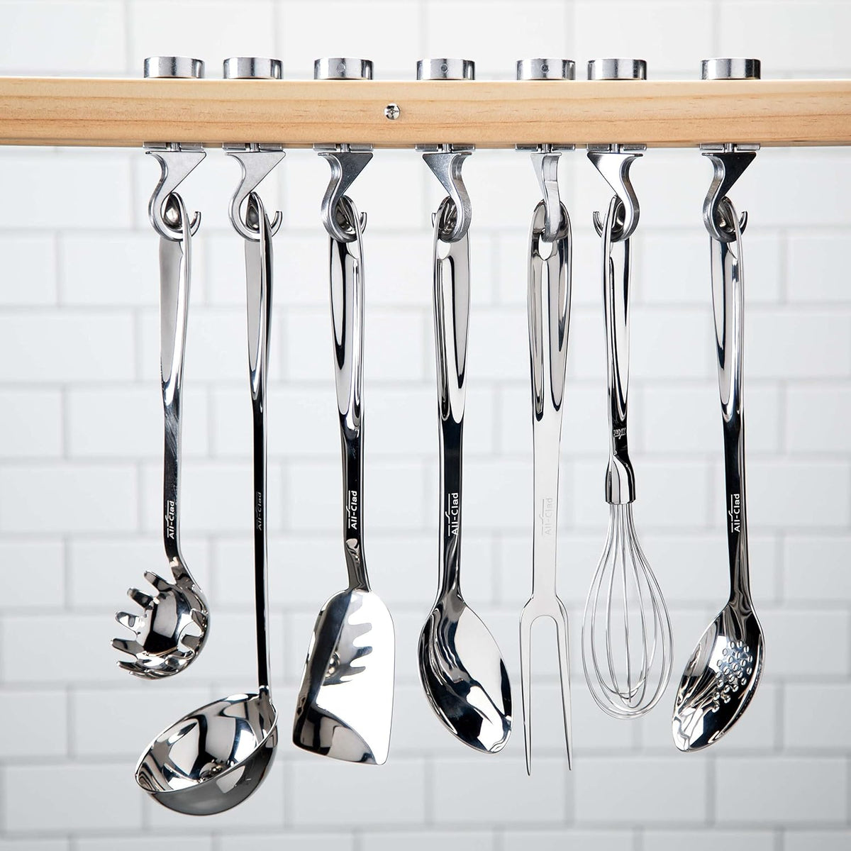 All-Clad Stainless Steel 13-inch Slotted Turner, Kitchen Tools