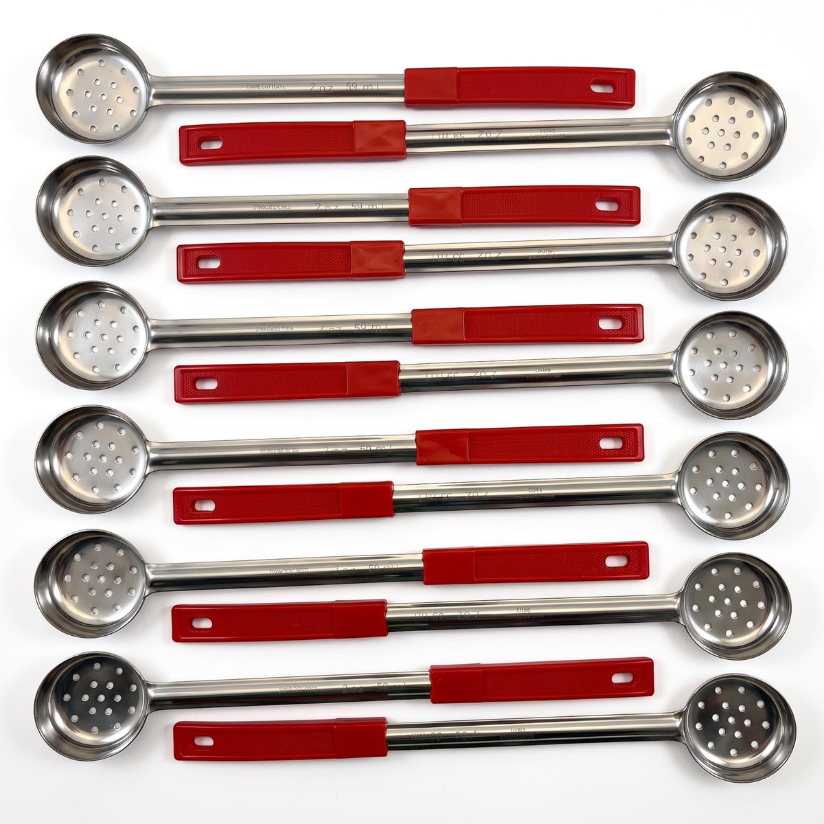 2 oz Solid Stainless Steel Portion Control Ladle Spoodle - [Pack of 2]