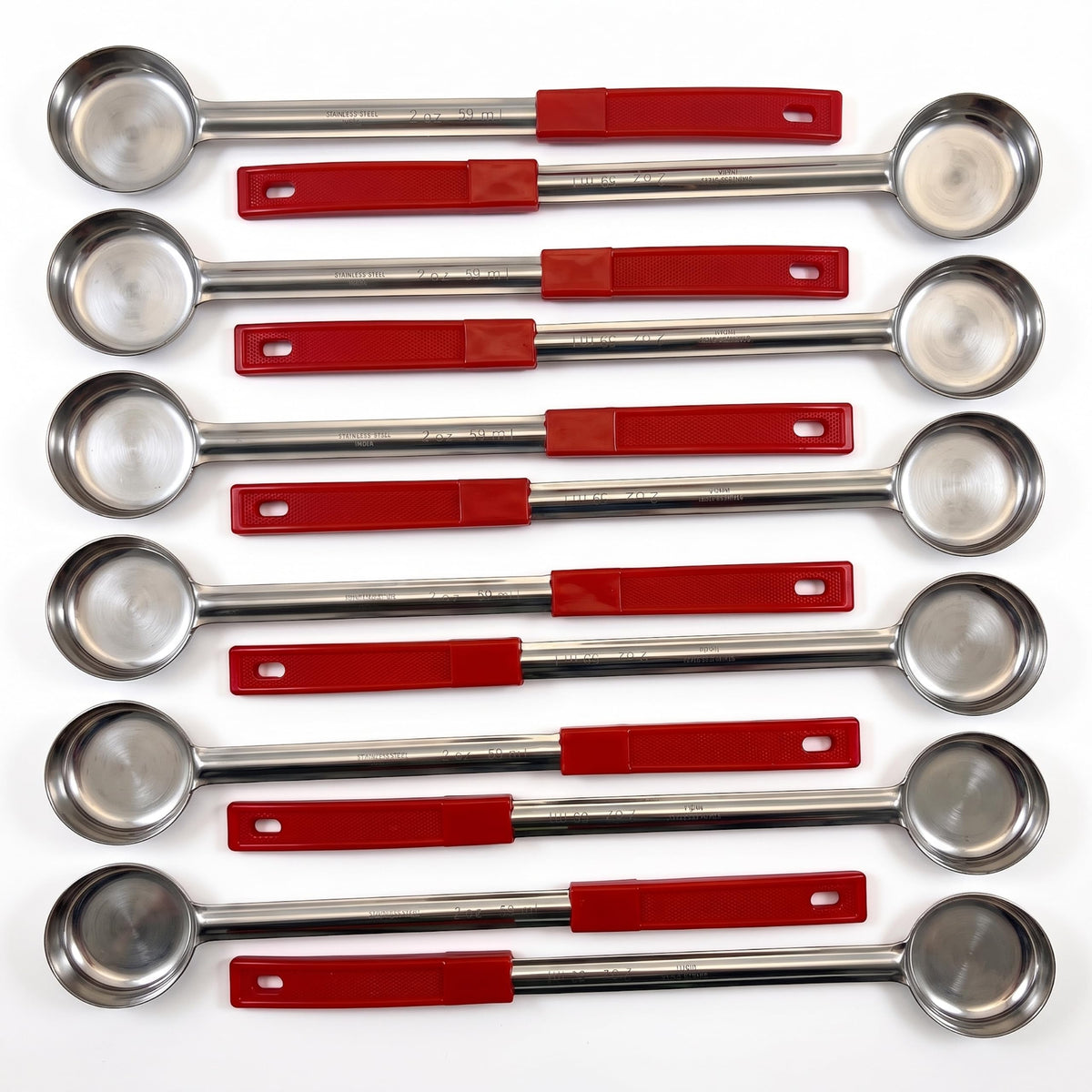 2 oz Solid Stainless Steel Portion Control Ladle Spoodle - [Pack of 2]