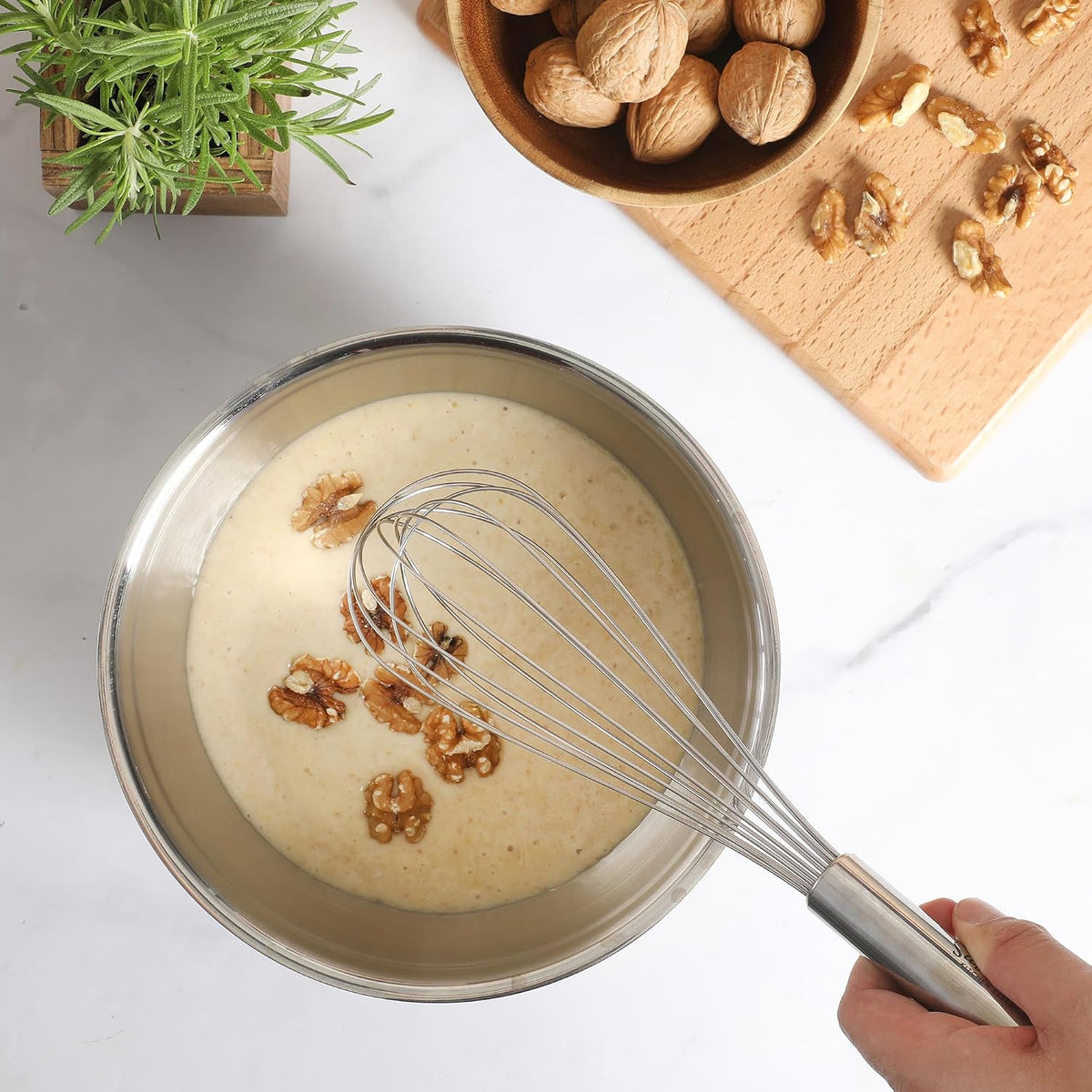 Sur La Table Kitchen Essential Steelhaus 1 Piece 12" Stainlees Steel Balloon Whisk
