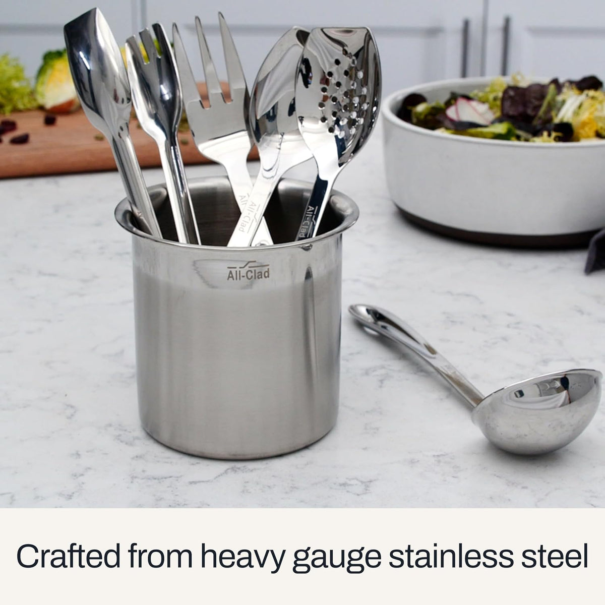 All-Clad Stainless Steel 9.5-inch Ladle, Kitchen Tools