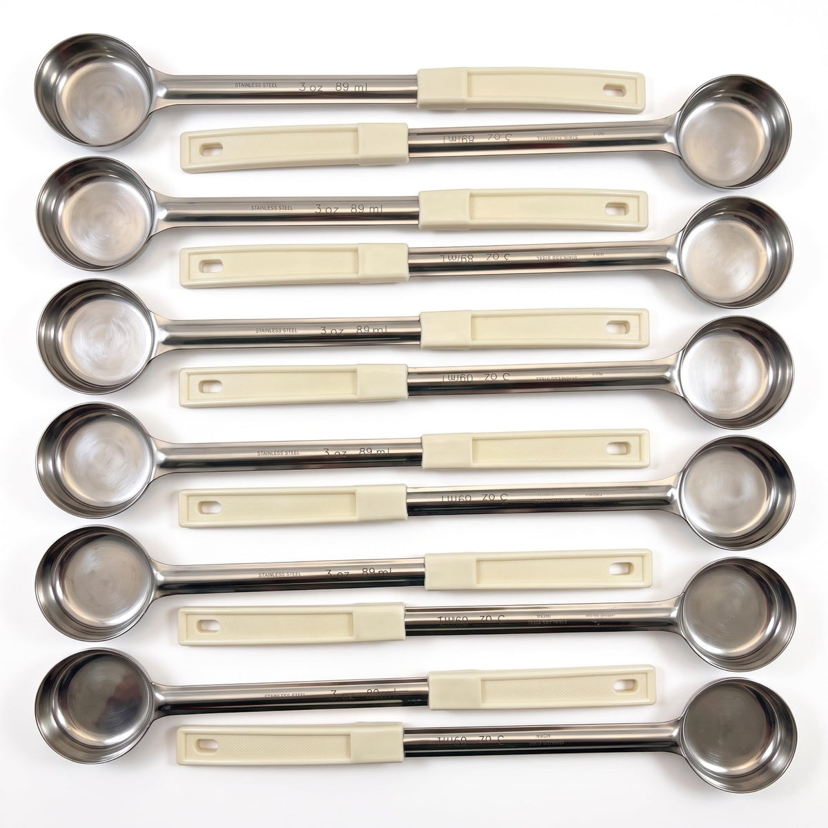 2 oz Solid Stainless Steel Portion Control Ladle Spoodle - [Pack of 2]