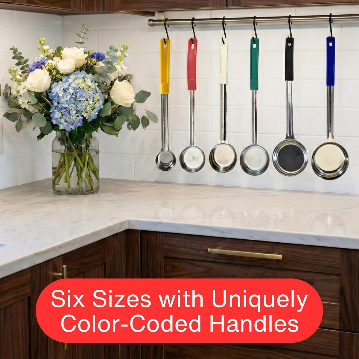 2 oz Solid Stainless Steel Portion Control Ladle Spoodle - [Pack of 2]