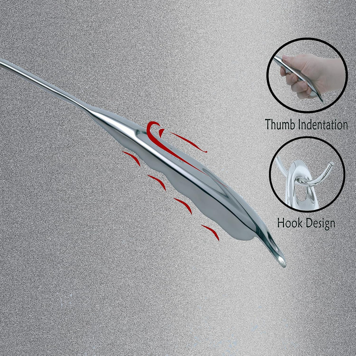 High Grade Soup Ladle, Cooking Ladle for Soup, Heat-proof Design of Hollow Handle, Gift for Family（4ouce/13.5 Inch)